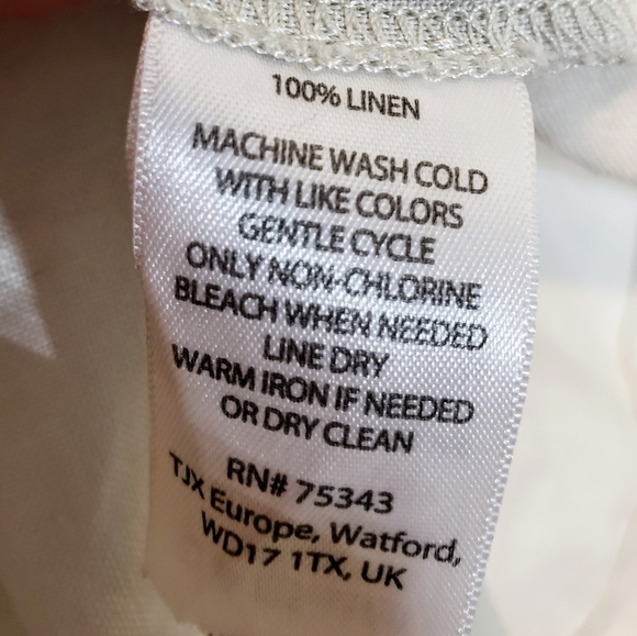 Cynthia Rowley Linen 100% Tunic Top Machine Wash Size Large Grey Lagenl… - Picture 8 of 14